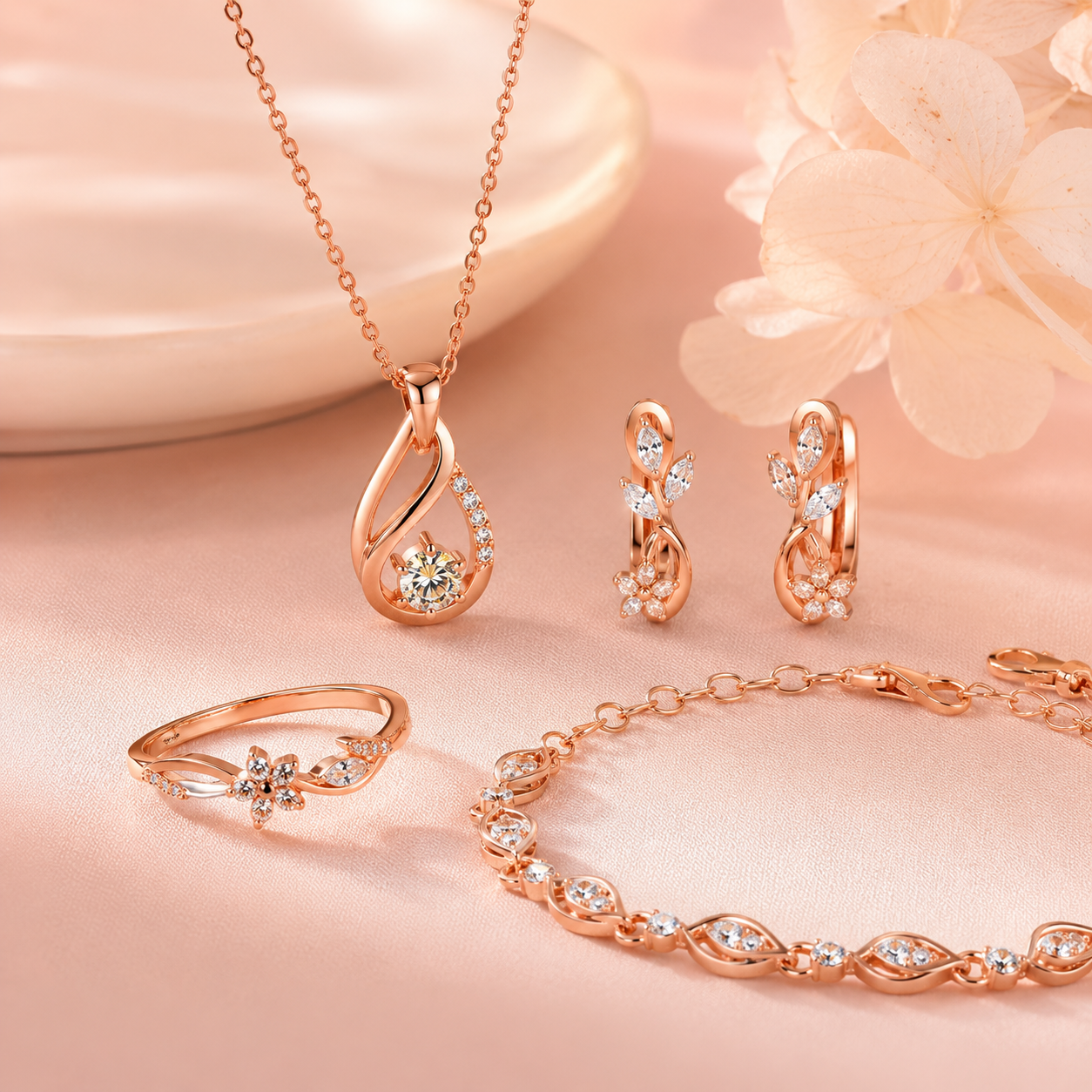 Women’s Rose Bloom Jewellery